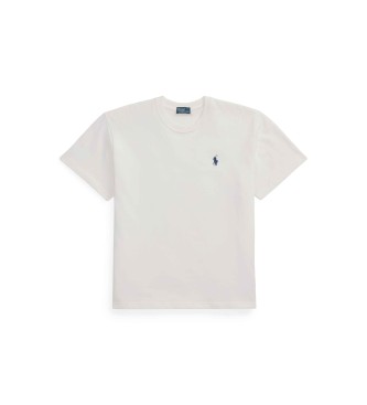 Polo Ralph Lauren Camiseta de punto jersey de algodón blanco