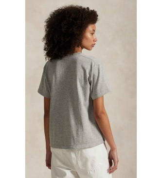Polo Ralph Lauren Grå t-shirt i bomuldsjersey