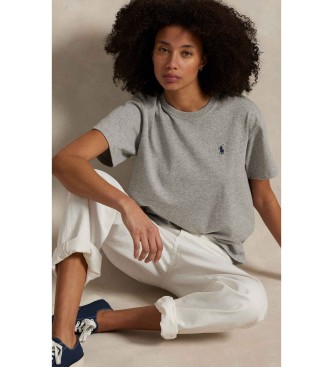 Polo Ralph Lauren Grå t-shirt i bomuldsjersey