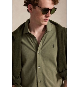 Polo Ralph Lauren Green relaxed fit cotton shirt