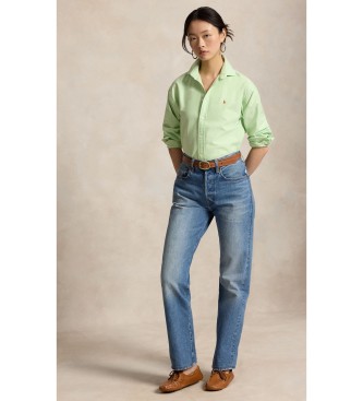 Polo Ralph Lauren Relaxed Fit Oxford-Hemd aus Baumwolle in Grün