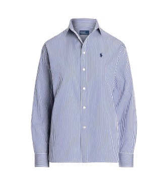 Polo Ralph Lauren Camisa de algodón con rayas Relaxed Fit azul