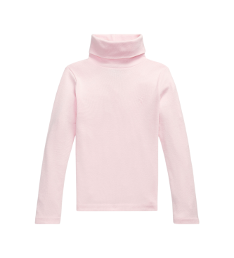 Polo Ralph Lauren Jersey côtelé en modal et coton rose