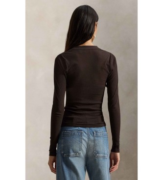 Polo Ralph Lauren T-shirt Henley castanha