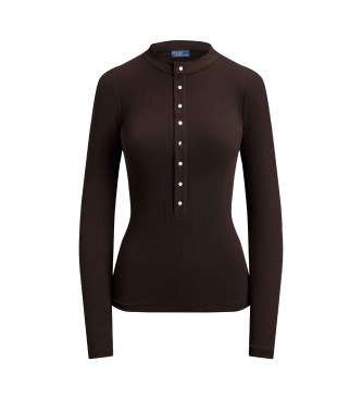 Polo Ralph Lauren T-shirt Henley castanha