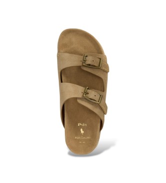 Polo Ralph Lauren Sand�lias Turbach em camur�a bege