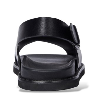 Polo Ralph Lauren Sand�lias Zane em pele preta