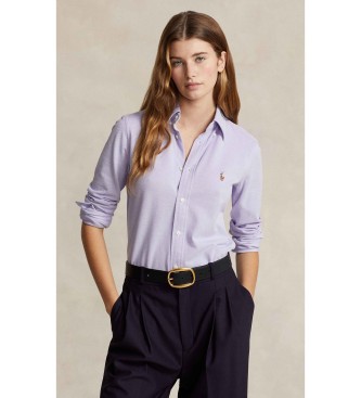 Polo Ralph Lauren Slim Fit Ixford Hemd flieder