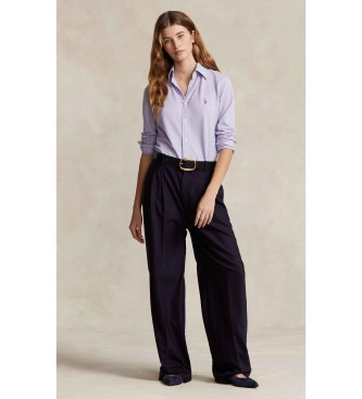Polo Ralph Lauren Slim Fit Ixford Hemd flieder