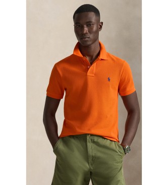 Polo Ralph Lauren Orange Slim Fit piqué polo shirt