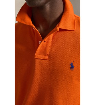 Polo Ralph Lauren Orange Slim Fit piqué polo shirt