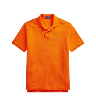Polo Ralph Lauren Orange Slim Fit piqué polo shirt