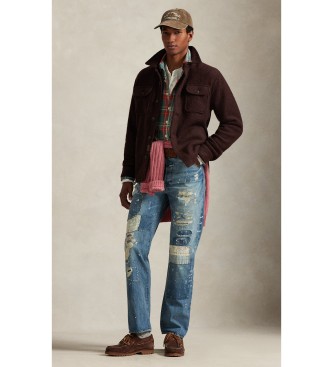 Polo Ralph Lauren Bruin overhemd van wolmix