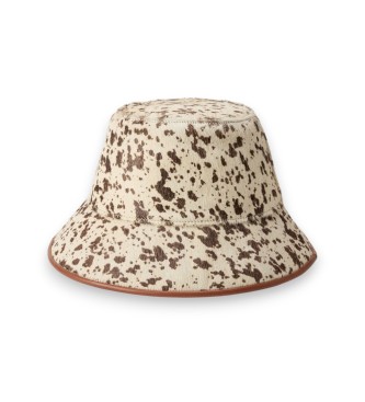 Polo Ralph Lauren Chapeau de pêcheur en poil de veau beige