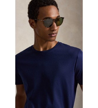 Polo Ralph Lauren Standardna majica iz ?kotske preje, temno modra