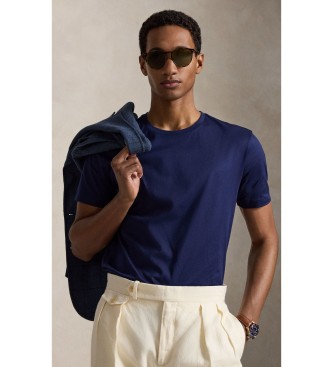 Polo Ralph Lauren Standardna majica iz ?kotske preje, temno modra