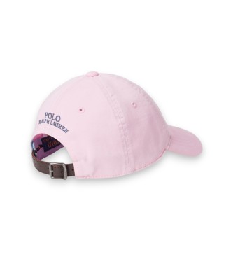 Polo Ralph Lauren Czapka z bawe?nianego twillu z ró?owym koniem