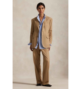 Polo Ralph Lauren Stretch wool blazer with two beige buttons