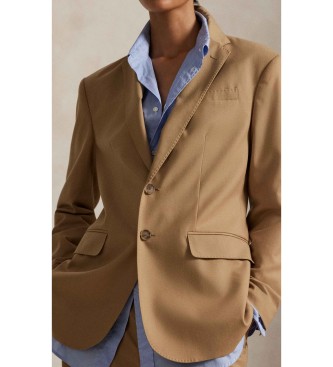 Polo Ralph Lauren Stretch wool blazer with two beige buttons