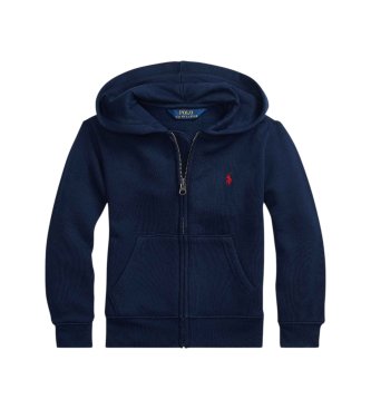 Polo Ralph Lauren Bluza polarowa z kapturem granatowa