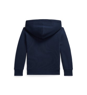 Polo Ralph Lauren Sweatshirt com capuz em tecido azul-marinho