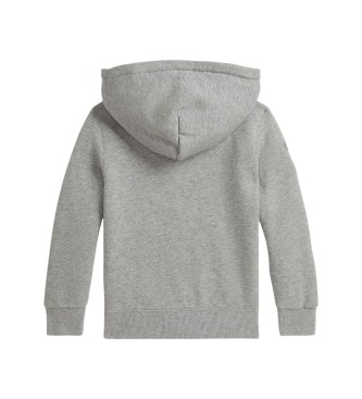 Polo Ralph Lauren Sudadera de felpa con capucha y Big Pony gris