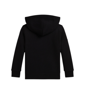 Polo Ralph Lauren Sudadera de felpa con capucha y Big Pony negro