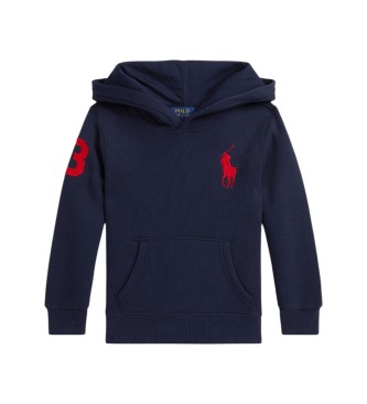 Polo Ralph Lauren Sudadera de felpa con capucha y Big Pony marino
