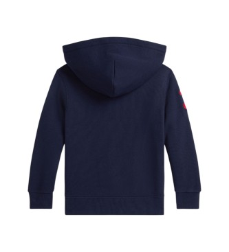Polo Ralph Lauren Sudadera de felpa con capucha y Big Pony marino