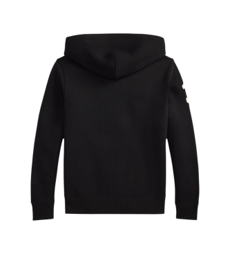 Polo Ralph Lauren Sudadera de felpa con capucha y Big Pony negro