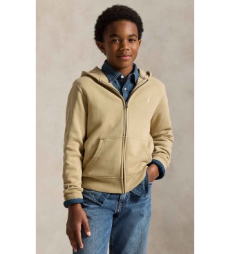 Polo Ralph Lauren Camisola de l� com fecho de correr