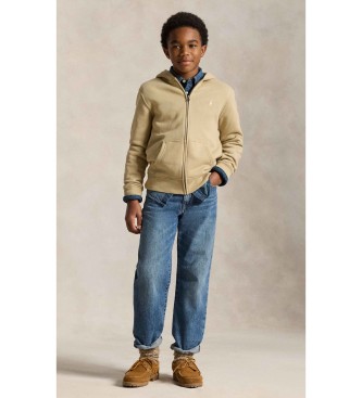 Polo Ralph Lauren Camisola de l� com fecho de correr