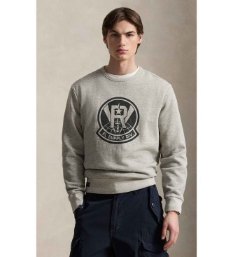 Polo Ralph Lauren Bluza polarowa z szarym nadrukiem graficznym