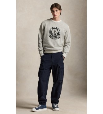 Polo Ralph Lauren Bluza polarowa z szarym nadrukiem graficznym