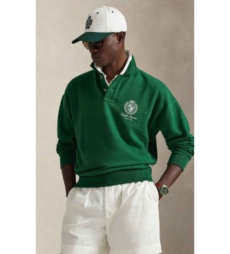 Polo Ralph Lauren Bluza polarowa z grafiką w kolorze zielonym