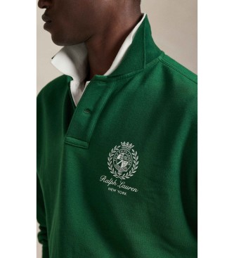 Polo Ralph Lauren Bluza polarowa z grafiką w kolorze zielonym