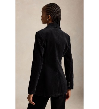 Polo Ralph Lauren Blazer de pana de botonadura sencilla negro