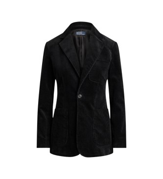 Polo Ralph Lauren Blazer de pana de botonadura sencilla negro