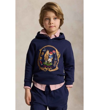 Polo Ralph Lauren Fleece-Sweatshirt mit navy Bear Polo