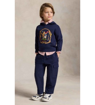 Polo Ralph Lauren Fleece-Sweatshirt mit navy Bear Polo