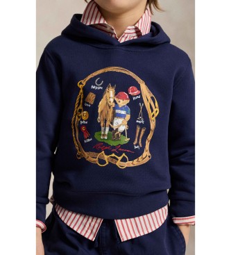 Polo Ralph Lauren Fleece-Sweatshirt mit navy Bear Polo