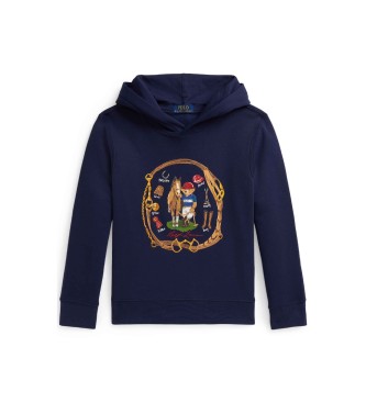 Polo Ralph Lauren Fleece sweater met marine Beer Polo