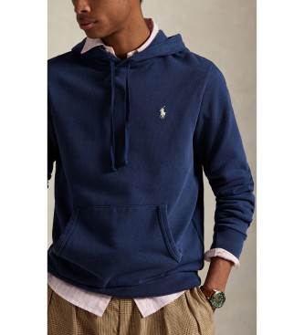Polo Ralph Lauren Felpa in spugna con cappuccio blu marino