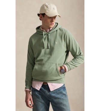 Polo Ralph Lauren Felpa in spugna con cappuccio verde