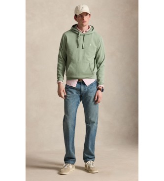 Polo Ralph Lauren Felpa in spugna con cappuccio verde