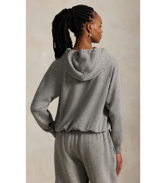 Polo Ralph Lauren Felpa leggera con cappuccio grigia