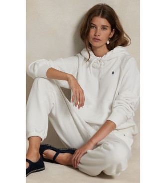 Polo Ralph Lauren Lightweight white hooded sweatshirt