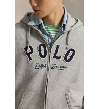 Polo Ralph Lauren Bluza polarowa RL i logo Western w kolorze szarym