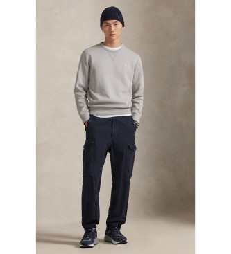 Polo Ralph Lauren Szara bluza z podwójnej dzianiny