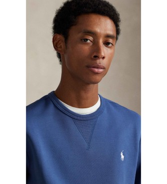 Polo Ralph Lauren Niebieska bluza z podwójnej dzianiny